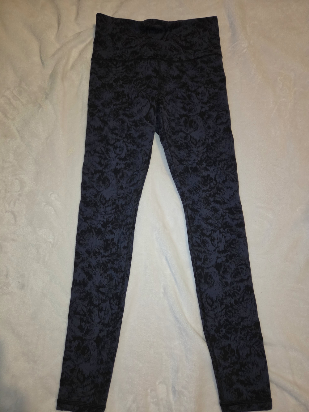 Athleta Elation Textured Tight In Navy Floral Jacquard High-Waist Leggings